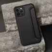 RAZOR Book oldalra nyíló tok iPhone 15, fekete