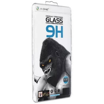   X-ONE Full Cover Extra erős kristályClear iPhone 15/16 edzett üvegfólia 9H