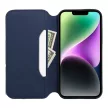 DUAL POCKET Book oldalra nyíló tok Samsung Galaxy S24 Plus, sötétkék