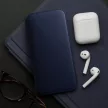 DUAL POCKET Book oldalra nyíló tok Samsung Galaxy S24 Plus, sötétkék