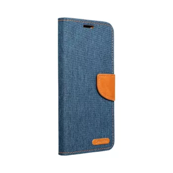   CANVAS oldalra nyíló tok Samsung Galaxy S24 Plus, sötétkék