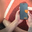 CANVAS oldalra nyíló tok Samsung Galaxy S24 Ultra, sötétkék