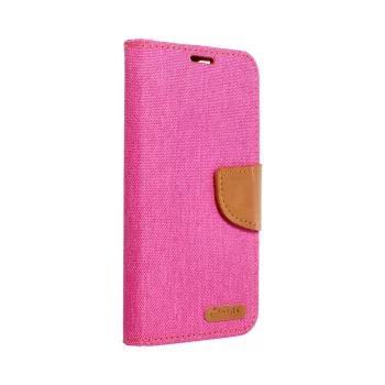   CANVAS oldalra nyíló tok Samsung Galaxy S24 Ultra, rózsaszín