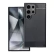 Carbon Case Samsung Galaxy S24 Ultra hátlap, tok, fekete