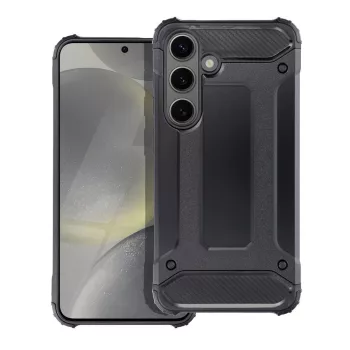   Hybrid Armor Tough Rugged ütésálló tok Samsung Galaxy S24, fekete