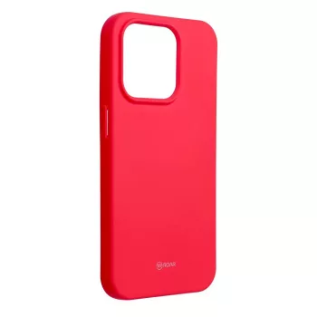 Roar Jelly Case hátlap, tok iPhone 15 Pro, rózsaszín