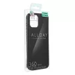 Roar Jelly Case hátlap, tok iPhone 15, fekete