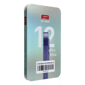   LCD kijelző iPhone 12 Pro Max digitalizátorral, fekete (ZY-LTPS) IC átvihető