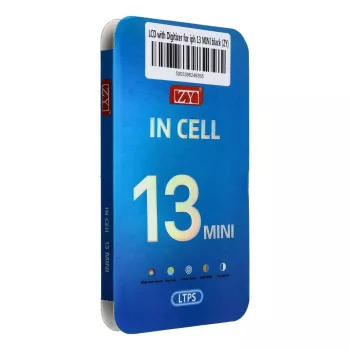   LCD kijelző iPhone 13 Mini digitalizátorral, fekete (ZY-LTPS)