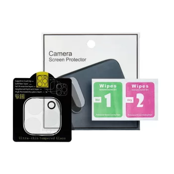   5D Full Glue kamera edzett üvegfólia iPhone 11 Pro Max, átlátszó