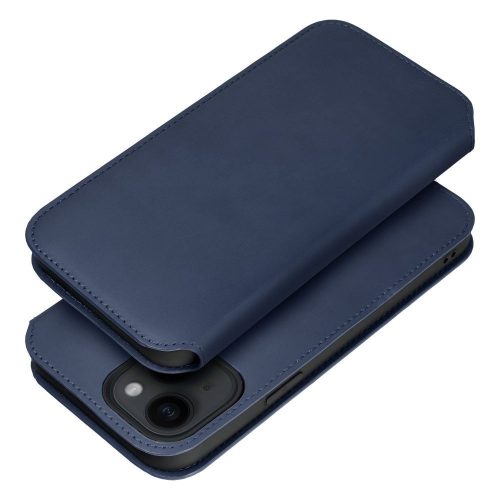 DUAL POCKET Book oldalra nyíló tok SAMSUNG A55, sötétkék