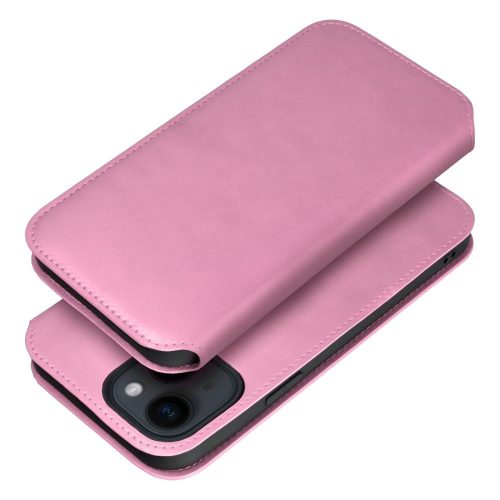 DUAL POCKET Book oldalra nyíló tok SAMSUNG A55, rózsaszín