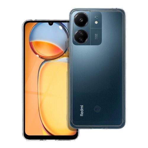 FORCELL F-PROTECT hátlap, tok XIAOMI Redmi 13c, átlátszó