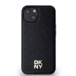 DKNY case for IPHONE 14 Magsafe hátlap, tok DKHMP14SPSHRPSK Repeat Pattern W/Stack Logo, fekete