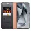 FORCELL F-PROTECT RFID Blocker könyv tok Samsung Galaxy S24 Plus, fekete