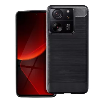 Carbon Case Xiaomi 13T hátlap, tok, fekete