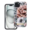 FORCELL F-PROTECT Mirage tok MagSafe iPhone 15 Plus virág, színes bokor, színes