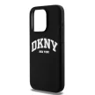 DKNY case for IPHONE 14 Pro Magsafe hátlap, tok DKHMP14LSNYACH W/White Arch Logo, fekete