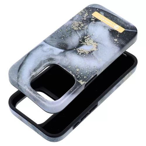 FORCELL F-PROTECT Mirage tok, MagSafe iPhone 15 PRO márvány, színes