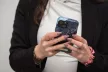 FORCELL F-PROTECT Mirage tok, MagSafe iPhone 15 Plus óceán márvány, színes