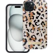 FORCELL F-PROTECT Mirage tok, MagSafe iPhone 15 Plus vad párduc, színes