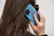 FORCELL F-PROTECT Mirage tok, MagSafe iPhone 14 Plus, kék madár, színes