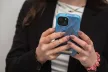 FORCELL F-PROTECT Mirage tok, MagSafe iPhone 14 Plus, kék madár, színes