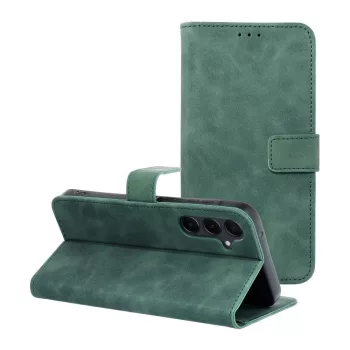 TENDER Book Case oldalra nyíló tok SAMSUNG A55 5G, zöld