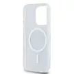 DKNY case for IPHONE 14 Pro Magsafe hátlap, tok DKHMP14LHRHSEK Repeat Texture Pattern W/ Stripe, fekete