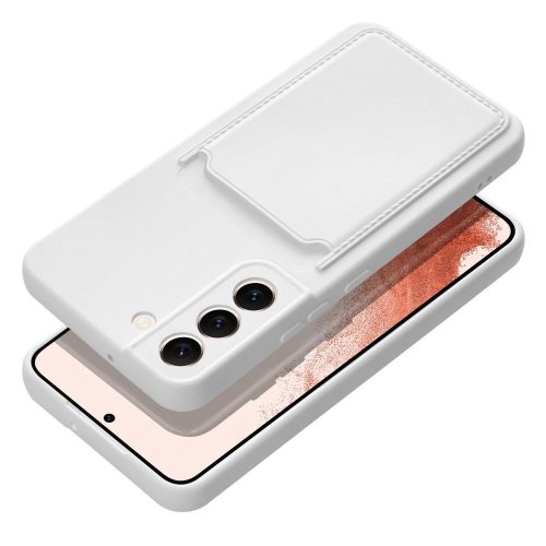 Card case kártyatartó tok SAMSUNG A55 5G, fehér