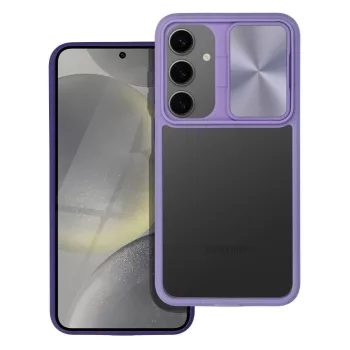   SLIDER kameravédős, ütésálló tok Samsung Galaxy S24 Plus, lila