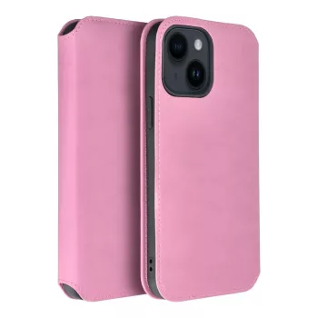   DUAL POCKET Book oldalra nyíló tok XIAOMI Redmi Note 13 4G, rózsaszín