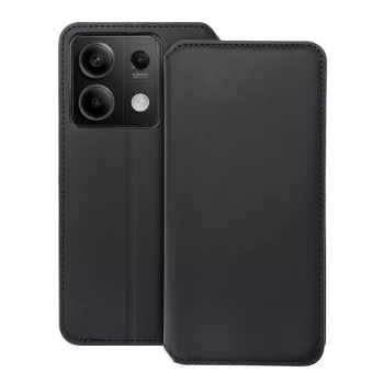   DUAL POCKET Book oldalra nyíló tok XIAOMI Redmi Note 13 5G, fekete