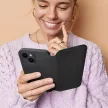 DUAL POCKET Book oldalra nyíló tok XIAOMI Redmi Note 13 Pro Plus 5G, fekete