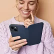 DUAL POCKET Book oldalra nyíló tok XIAOMI Redmi Note 13 Pro Plus 5G, sötétkék