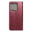 Smart Magnetic Xiaomi Redmi Note 13 5G oldalra nyíló tok, bordó