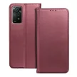 Smart Magnetic Xiaomi Redmi Note 13 Pro Plus 5G oldalra nyíló tok, bordó