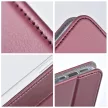 Smart Magnetic Xiaomi Redmi Note 13 Pro Plus 5G oldalra nyíló tok, bordó