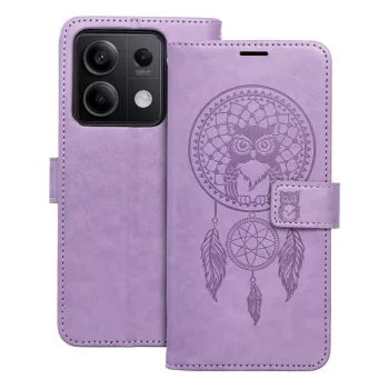   MEZZO Book case, oldalra nyíló tok XIAOMI Redmi Note 13 5G álomcsapdás, lila