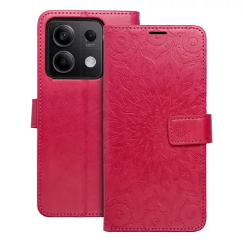   MEZZO Book case, oldalra nyíló tok XIAOMI Redmi Note 13 5G mandala, rózsaszín