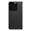 LUNA Book Carbon oldalra nyíló tok XIAOMI Redmi Note 13 5G, fekete