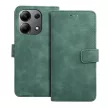 TENDER Book Case oldalra nyíló tok XIAOMI Redmi Note 13 4G, zöld