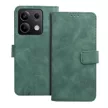 TENDER Book Case oldalra nyíló tok XIAOMI Redmi Note 13 5G, zöld