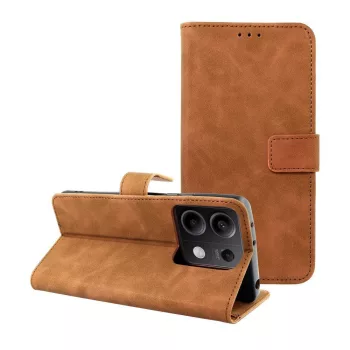   TENDER Book Case oldalra nyíló tok XIAOMI Redmi Note 13 5G, barna