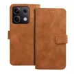 TENDER Book Case oldalra nyíló tok XIAOMI Redmi Note 13 5G, barna