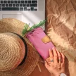 CANVAS oldalra nyíló tok XIAOMI Redmi Note 13 5G, rózsaszín