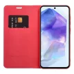 LUNA Book Carbon oldalra nyíló tok XIAOMI Redmi Note 13 Pro Plus 5G, piros