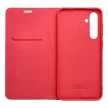 LUNA Book Carbon oldalra nyíló tok XIAOMI Redmi Note 13 Pro Plus 5G, piros