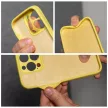 Silicoone Case hátlap, tok 2mm iPhone 15 Pro, sárga