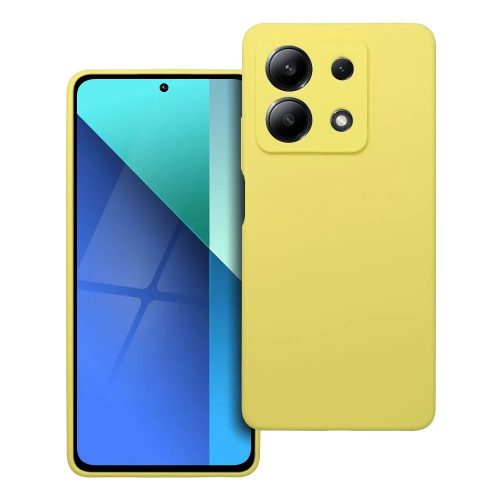 Silicoone Case hátlap, tok 2mm XIAOMI REDMI NOTE 13 5G, sárga
